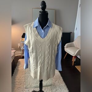 Womens Vest and Blouse Set